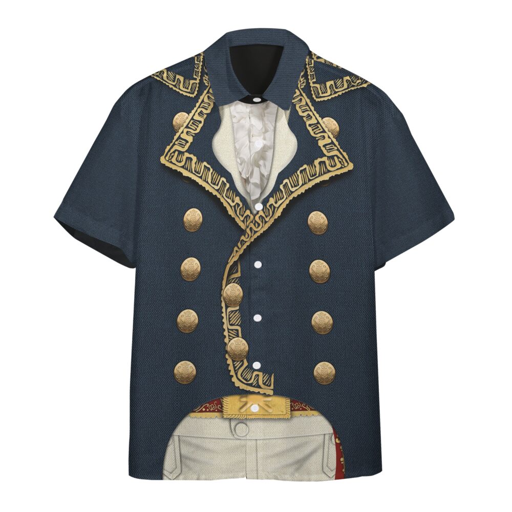 Marquis De Lafayette Custom Short Sleeve Shirt