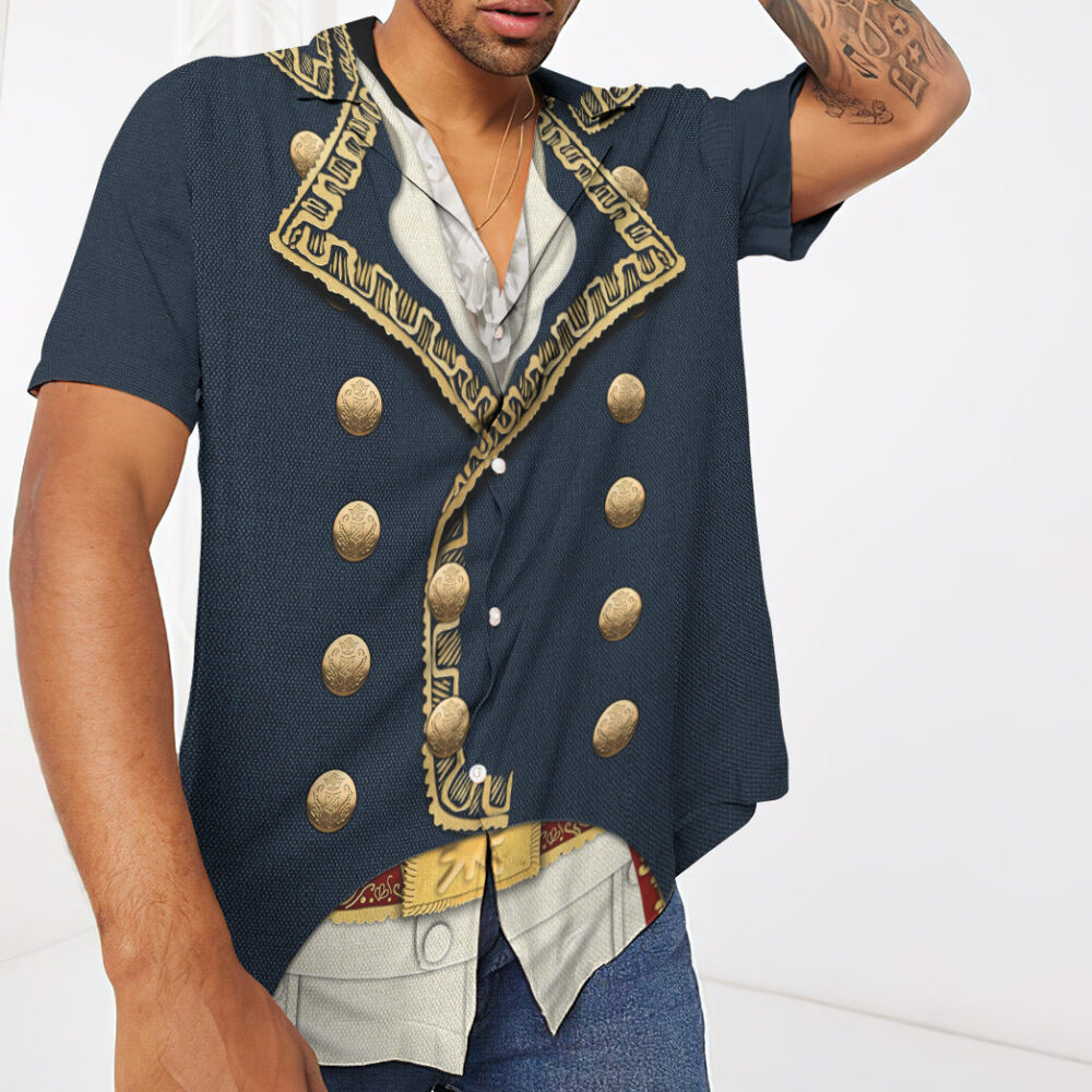 Marquis De Lafayette Custom Short Sleeve Shirt