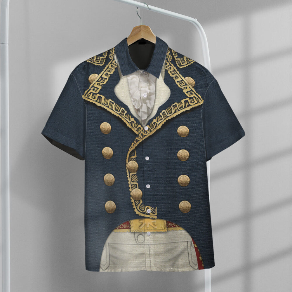 Marquis De Lafayette Custom Short Sleeve Shirt