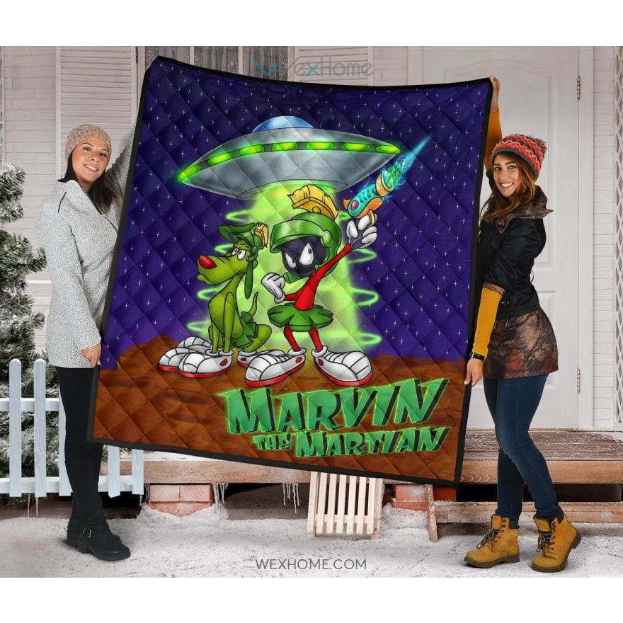 Marvin The Martian Premium Quilt Looney Tunes Quilt Blanket