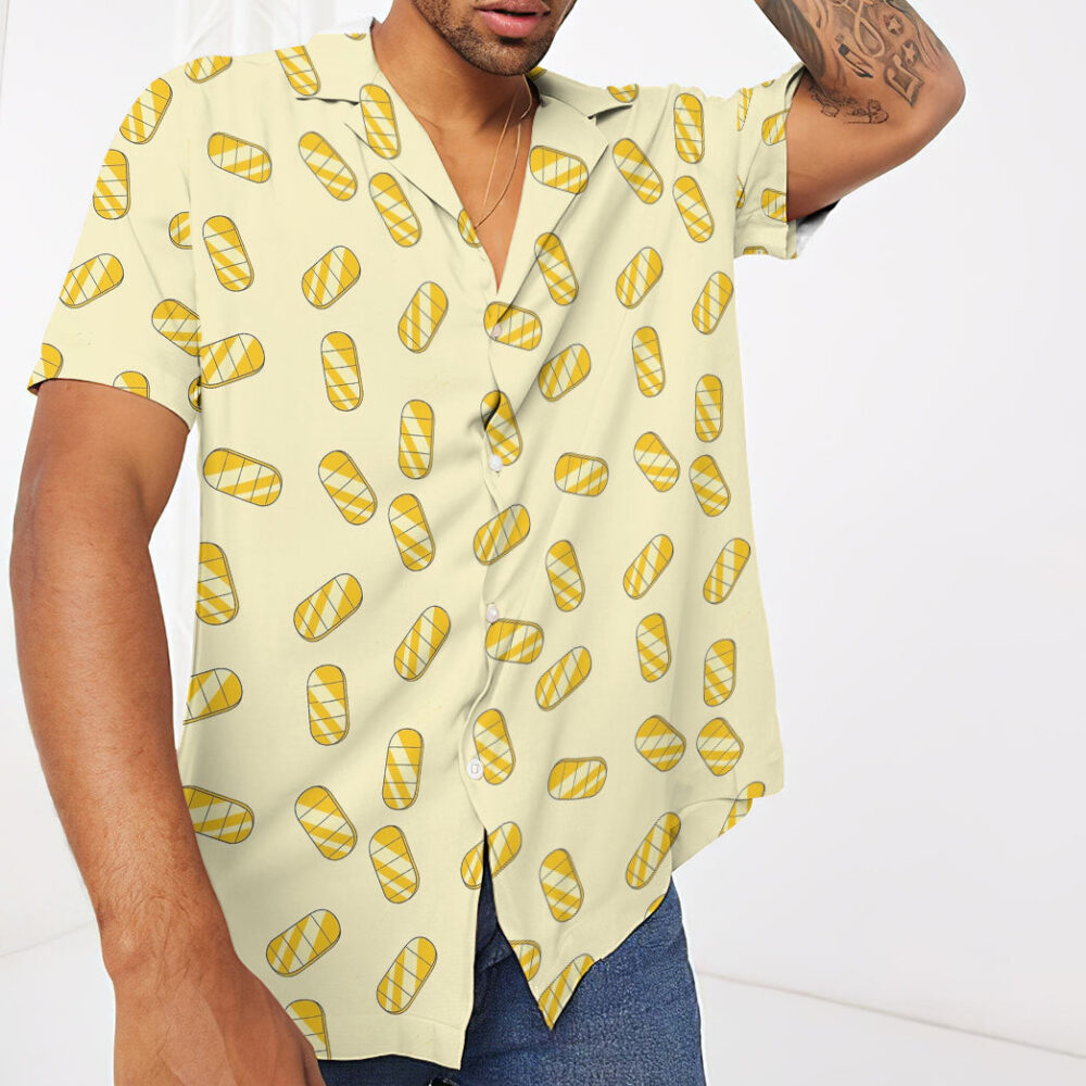 Meowth Gold Coin Pattern Custom Short Sleeve Shirt