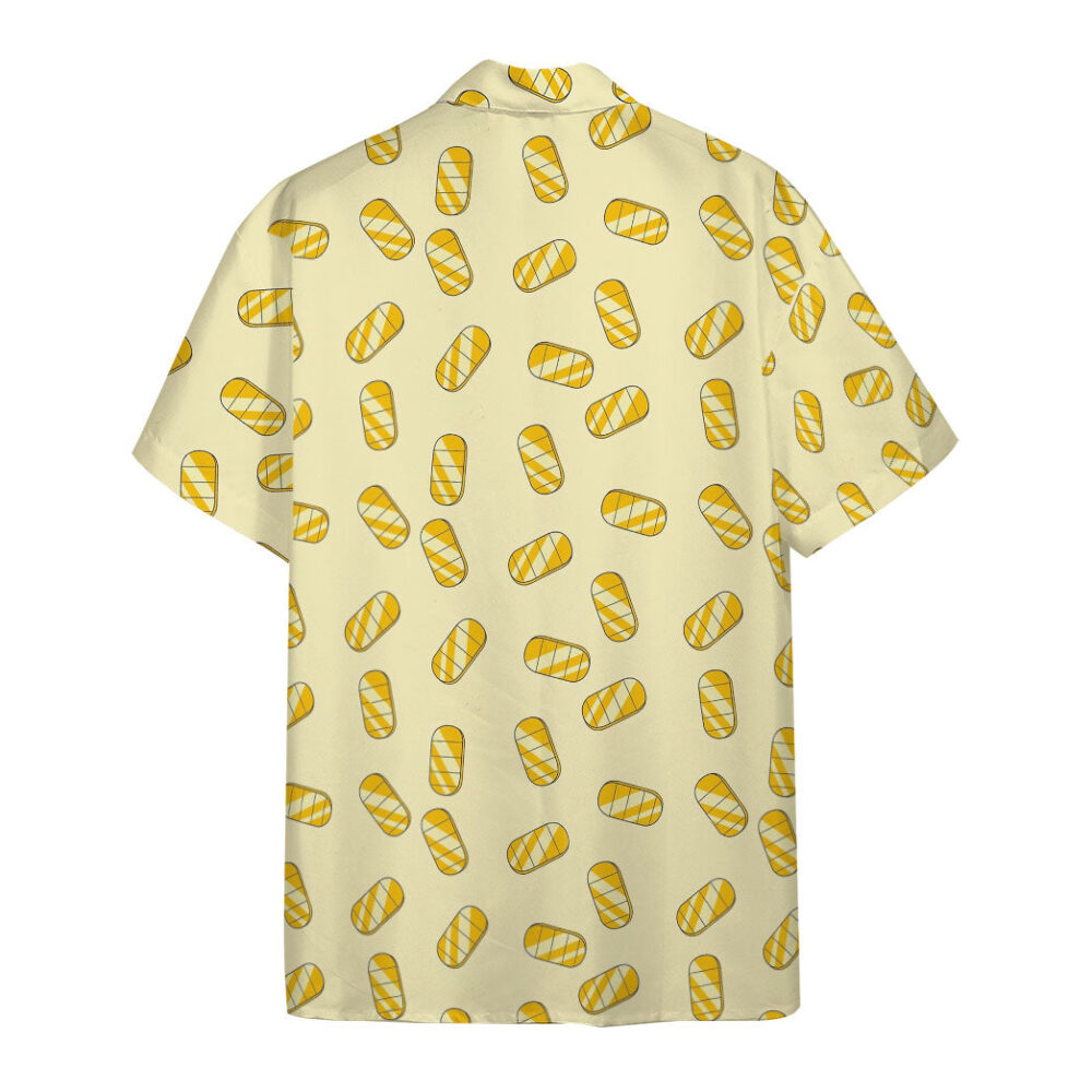 Meowth Gold Coin Pattern Custom Short Sleeve Shirt