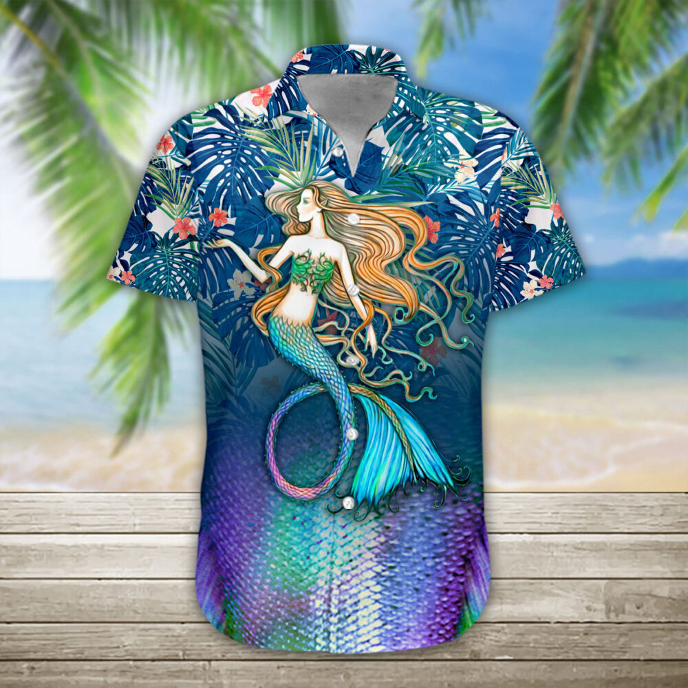 Mermaid Custom Hawaiian Shirts For Men And Women