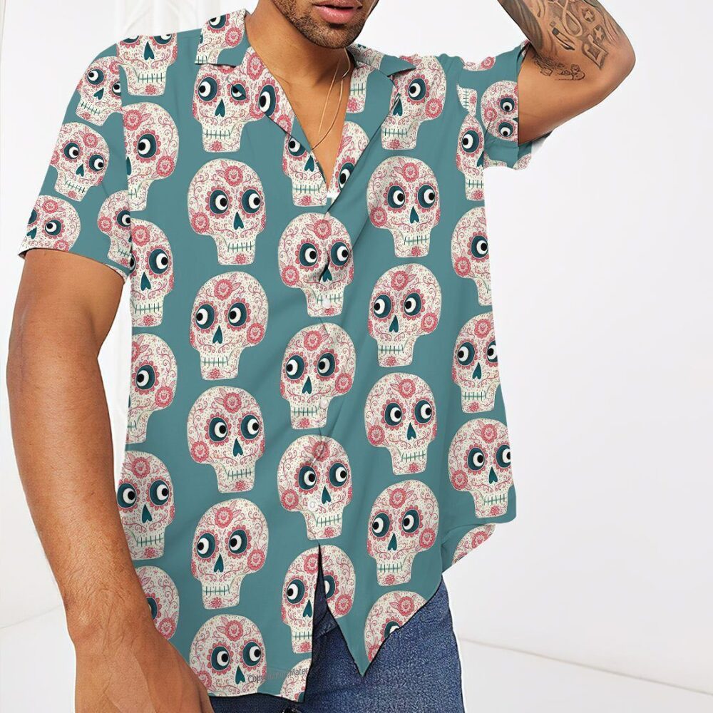 Mexican Skull Custom Hawaiian Shirts For Men And Women