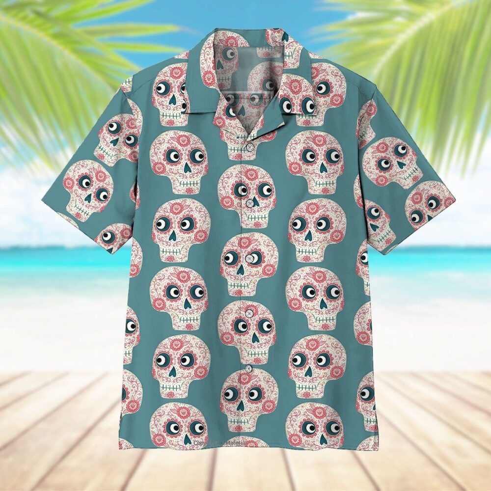 Mexican Skull Custom Hawaiian Shirts For Men And Women