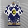 Mighty Morphin Power Ranger Blue Hawaii Shirt Cdcm6