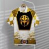 Mighty Morphin Power Ranger White Hawaii Shirt Xinep