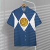 Mighty Morphin Power Rangers Blue Ranger Hawaii Shirt 4T7Wd