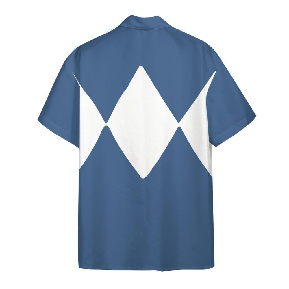 Mighty Morphin Power Rangers Blue Ranger Hawaii Shirt