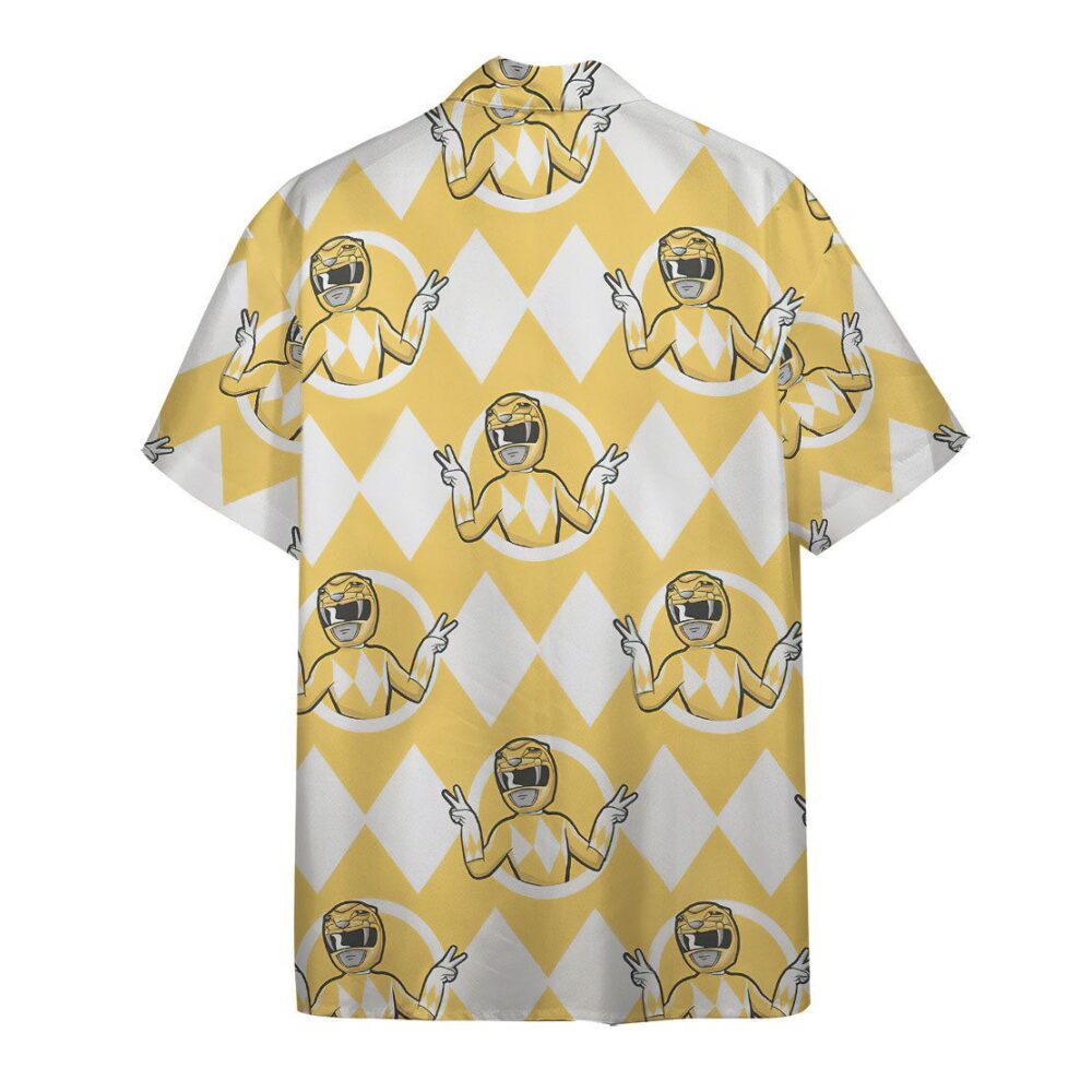 Mighty Morphin Power Rangers Yellow Ranger Hawaii Shirt