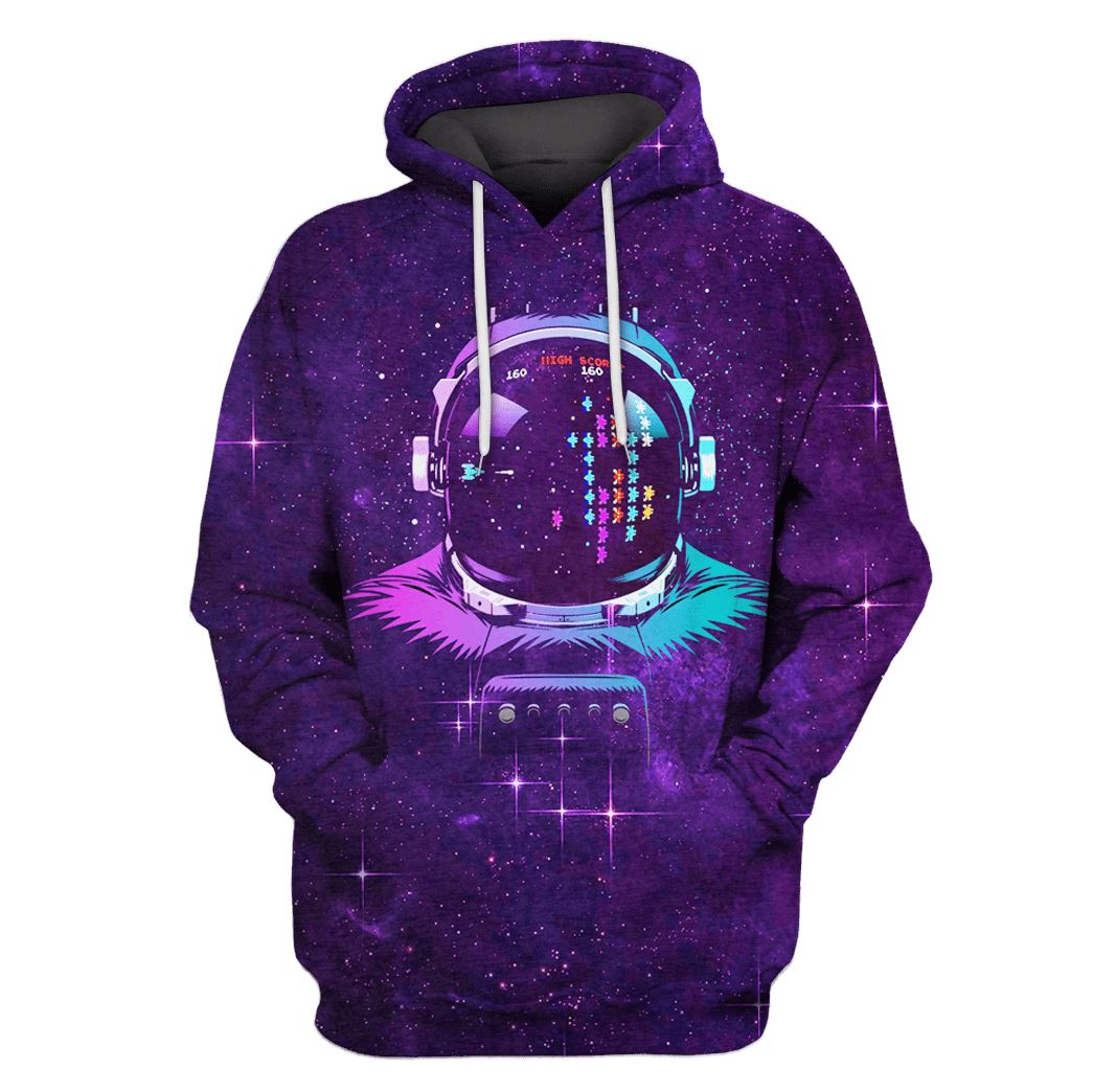 Modern Astronaut OuterSpace Custom T-Shirt Hoodie Apparel