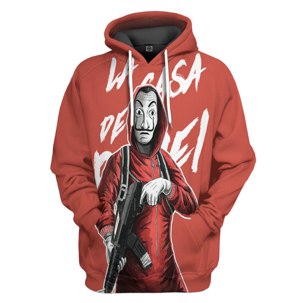 Money Heist La Casa De Papel All Over Print T-Shirt Hoodie Apparel