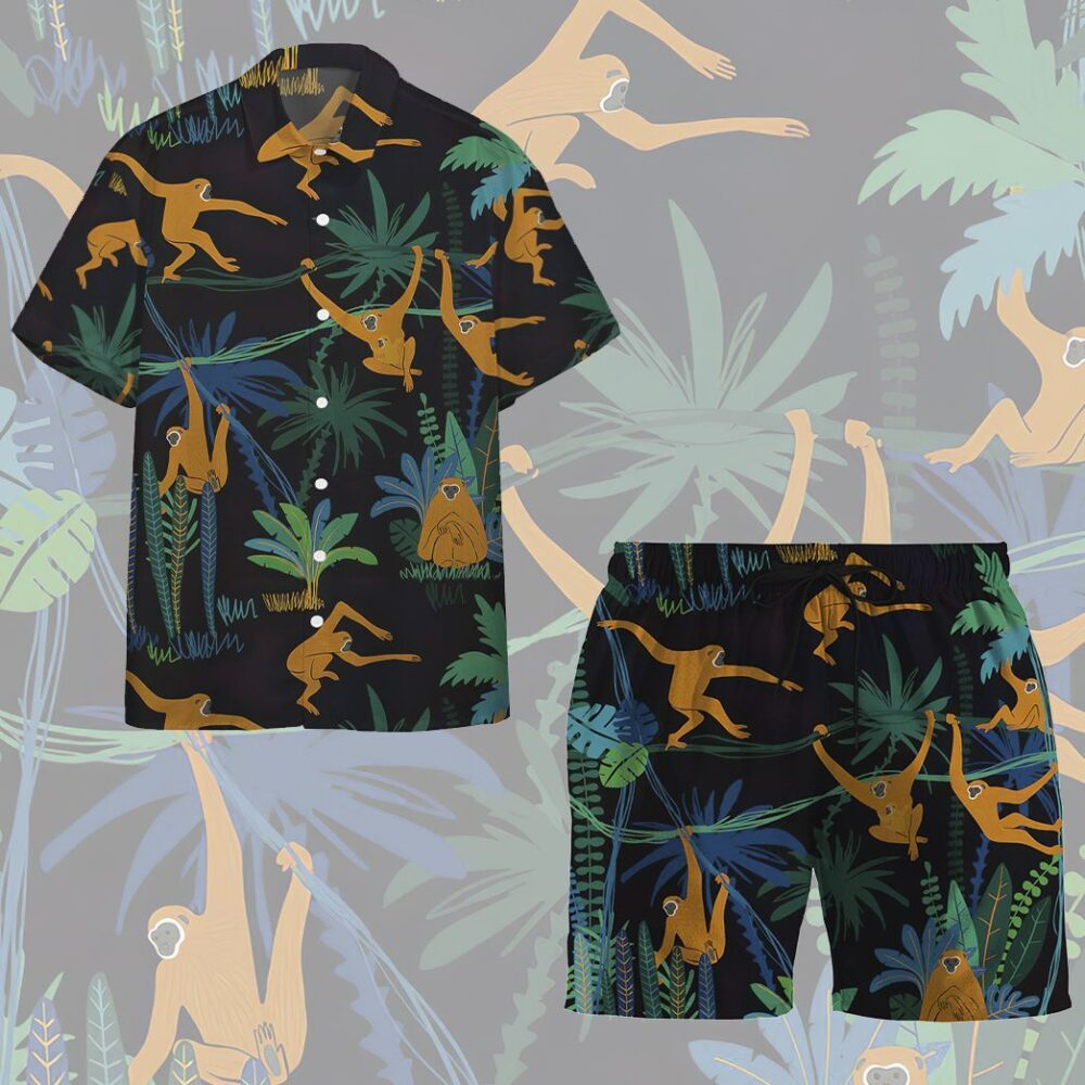 Monkey In The Jungle Hawaii Shirt