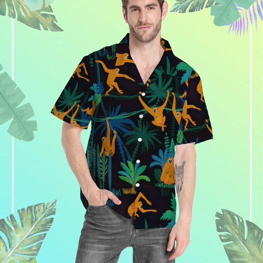 Monkey In The Jungle Hawaii Shirt