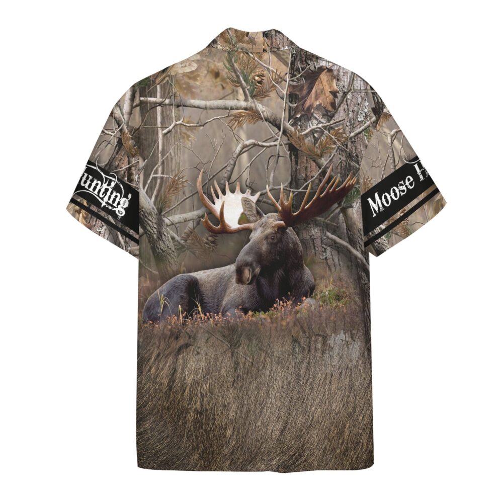 Moose Hunting Hawaii Custom Short Sleeve Shirt