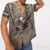 Moose Hunting Hawaii Custom Short Sleeve Shirt Gqclm