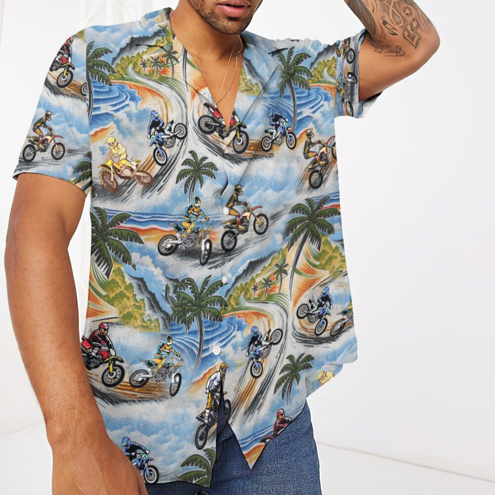 Motocross Custom Hawaiian Shirts For Men And Women