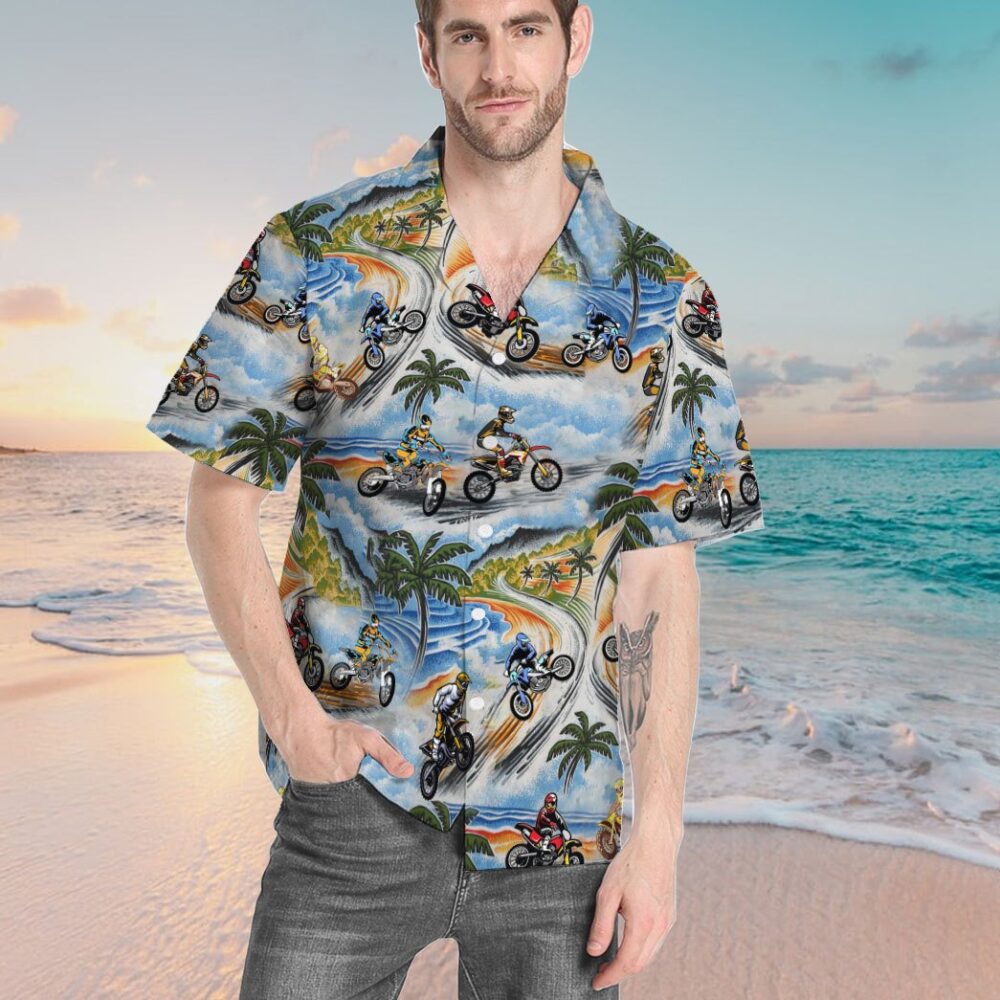 Motocross Custom Hawaiian Shirts For Men And Women