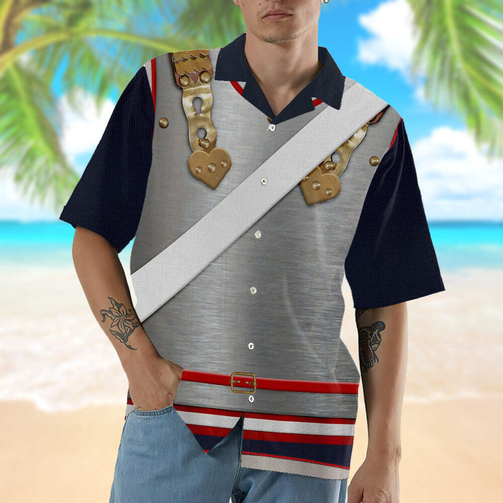 Napoleonic French Heavy Cavalry Custom Hawaii Shirt