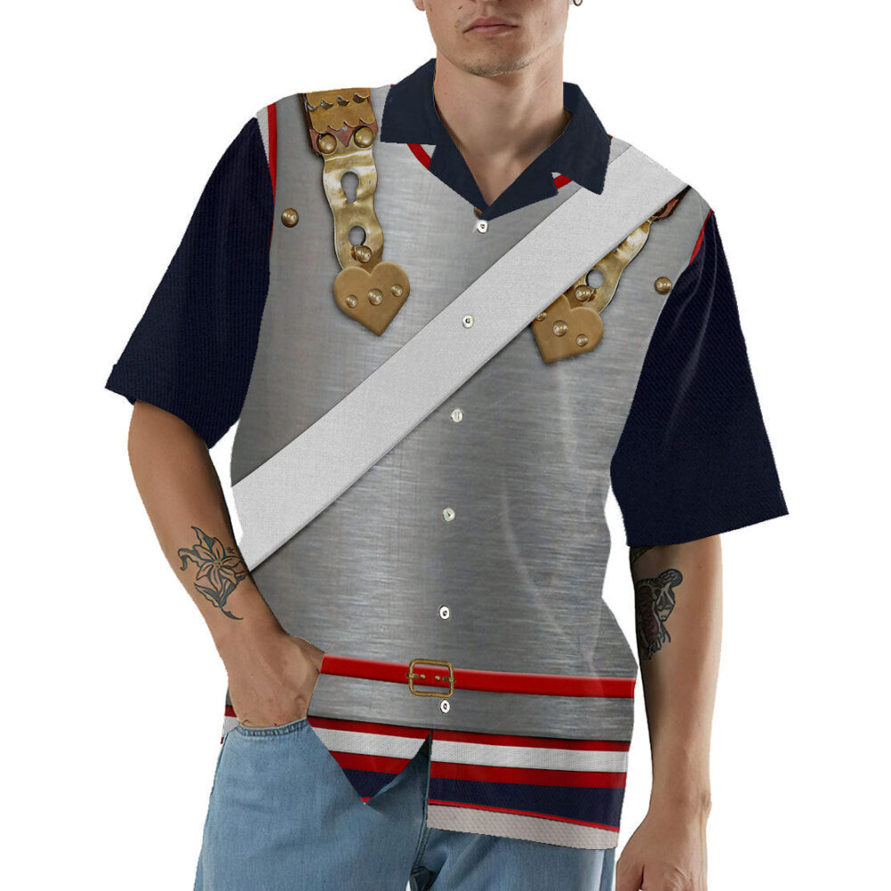 Napoleonic French Heavy Cavalry Custom Hawaii Shirt