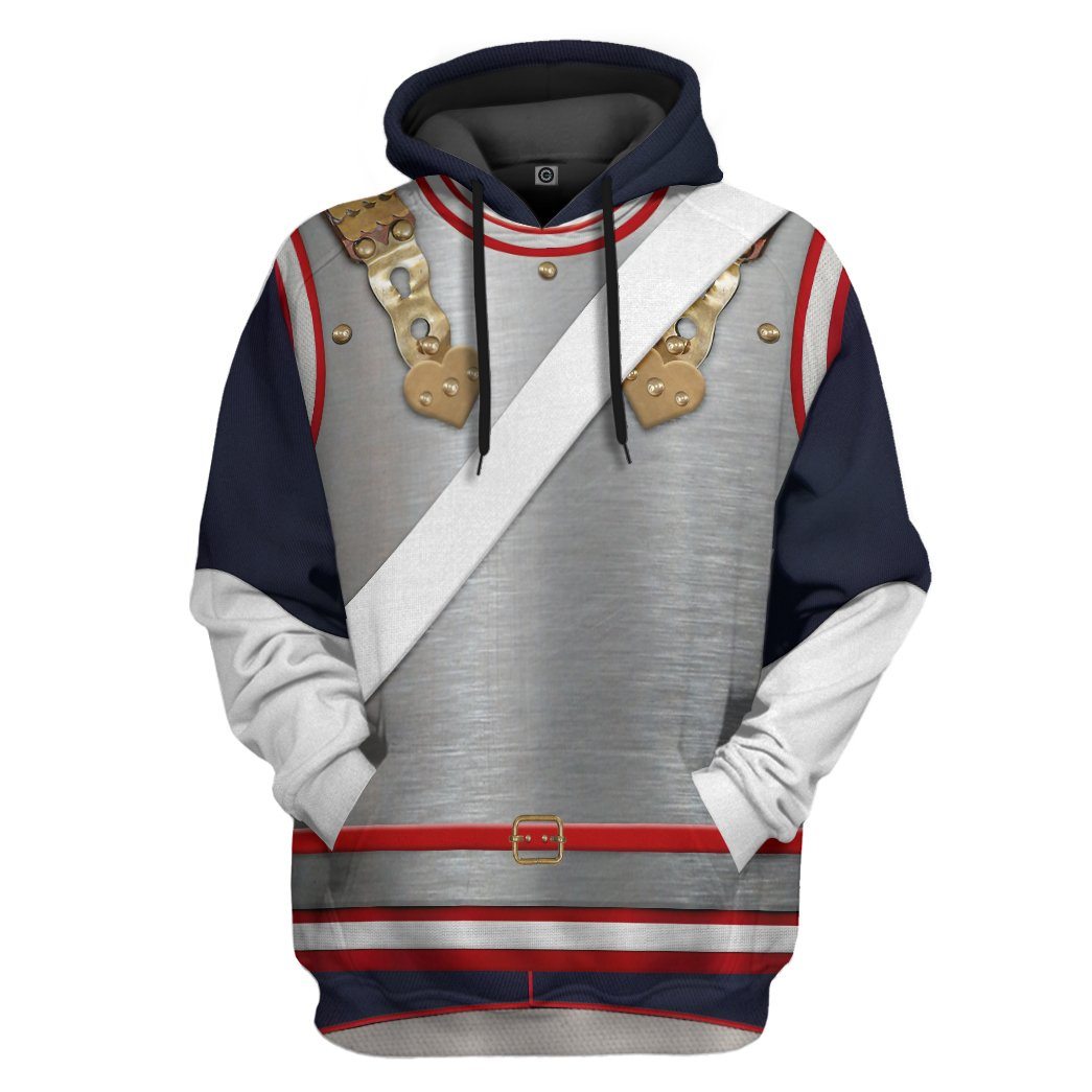 Napoleonic French Heavy Cavalry Custom Hoodie Apparel