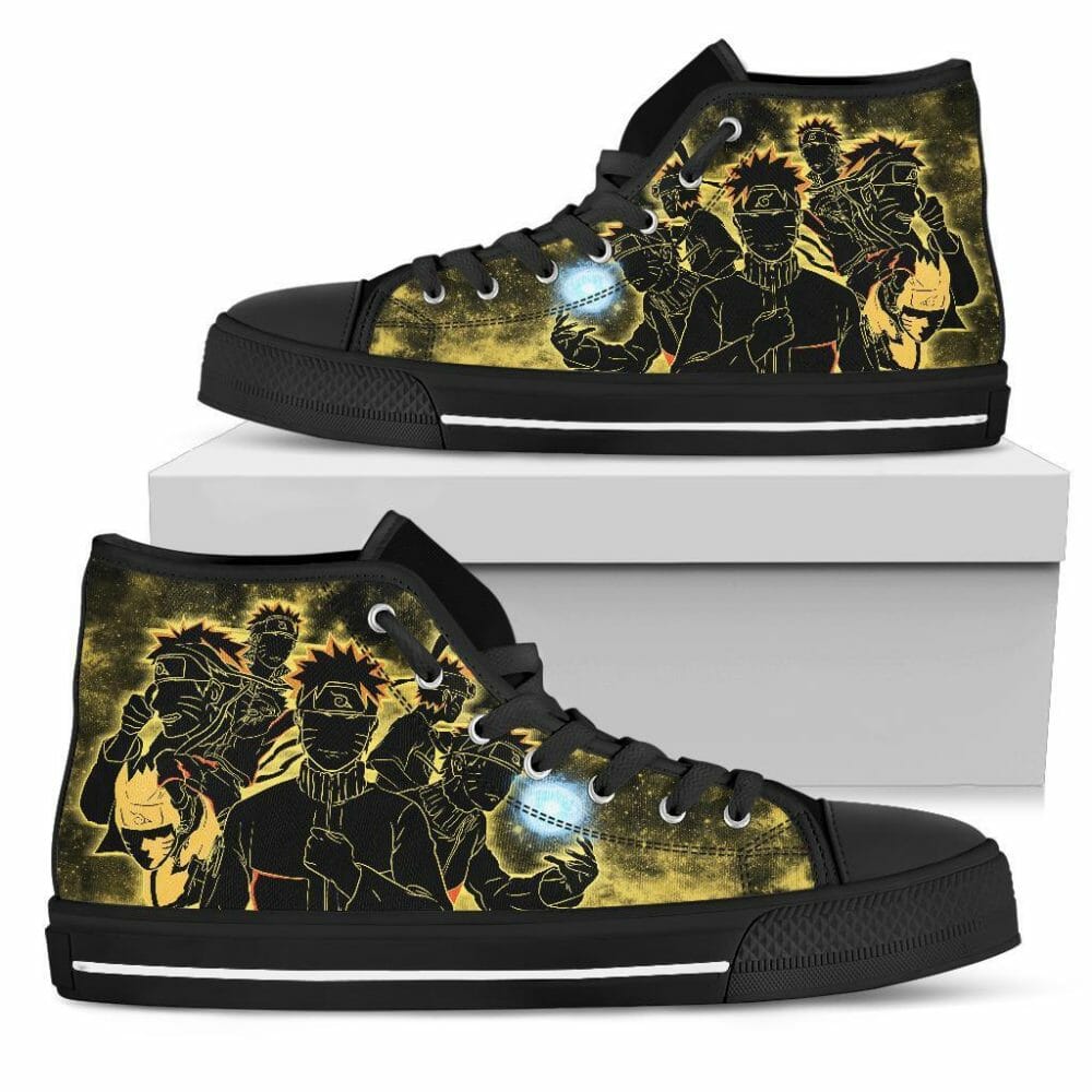 Naruto Sneakers Graphic High Top Shoes Anime Fan Gift Idea