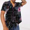 Neon Electric Guitar Hawaii Shirt Ahdry