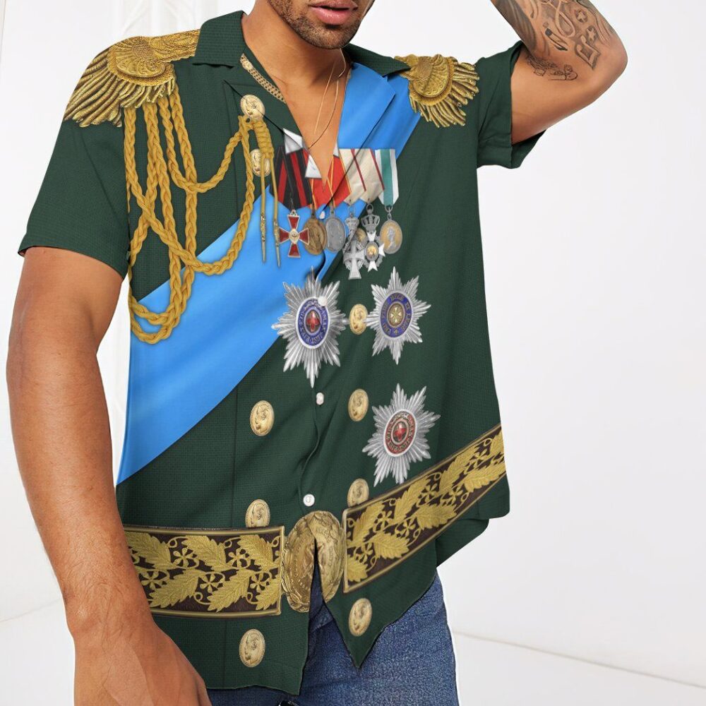 Nicholas Ii Custom Short Sleeve Shirt