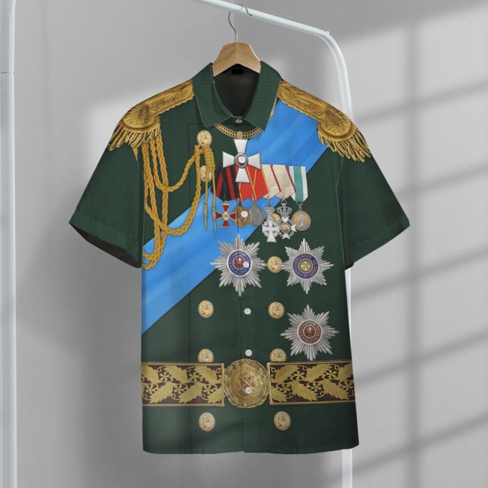 Nicholas Ii Custom Short Sleeve Shirt