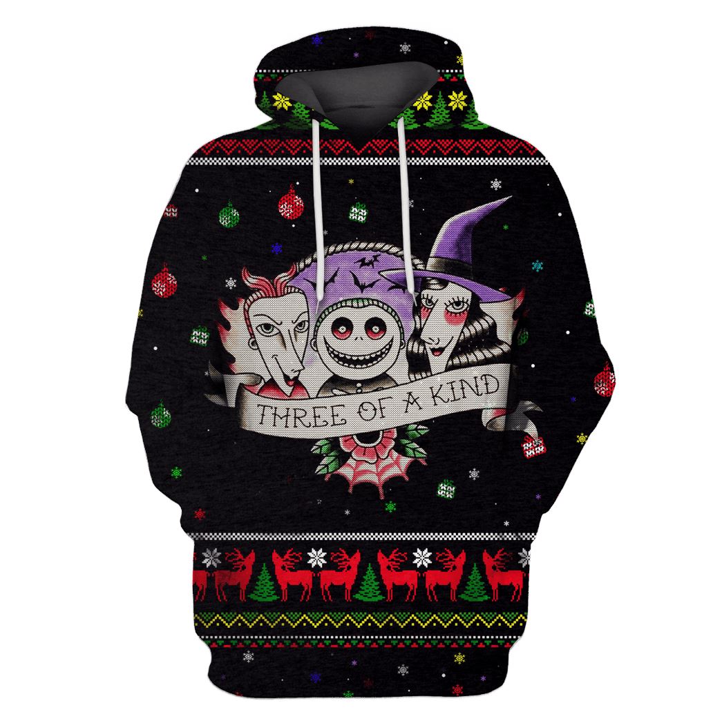 Nightmare Before Christmas: Lock Shock And Barrel Custom T-Shirt Hoodie Apparel