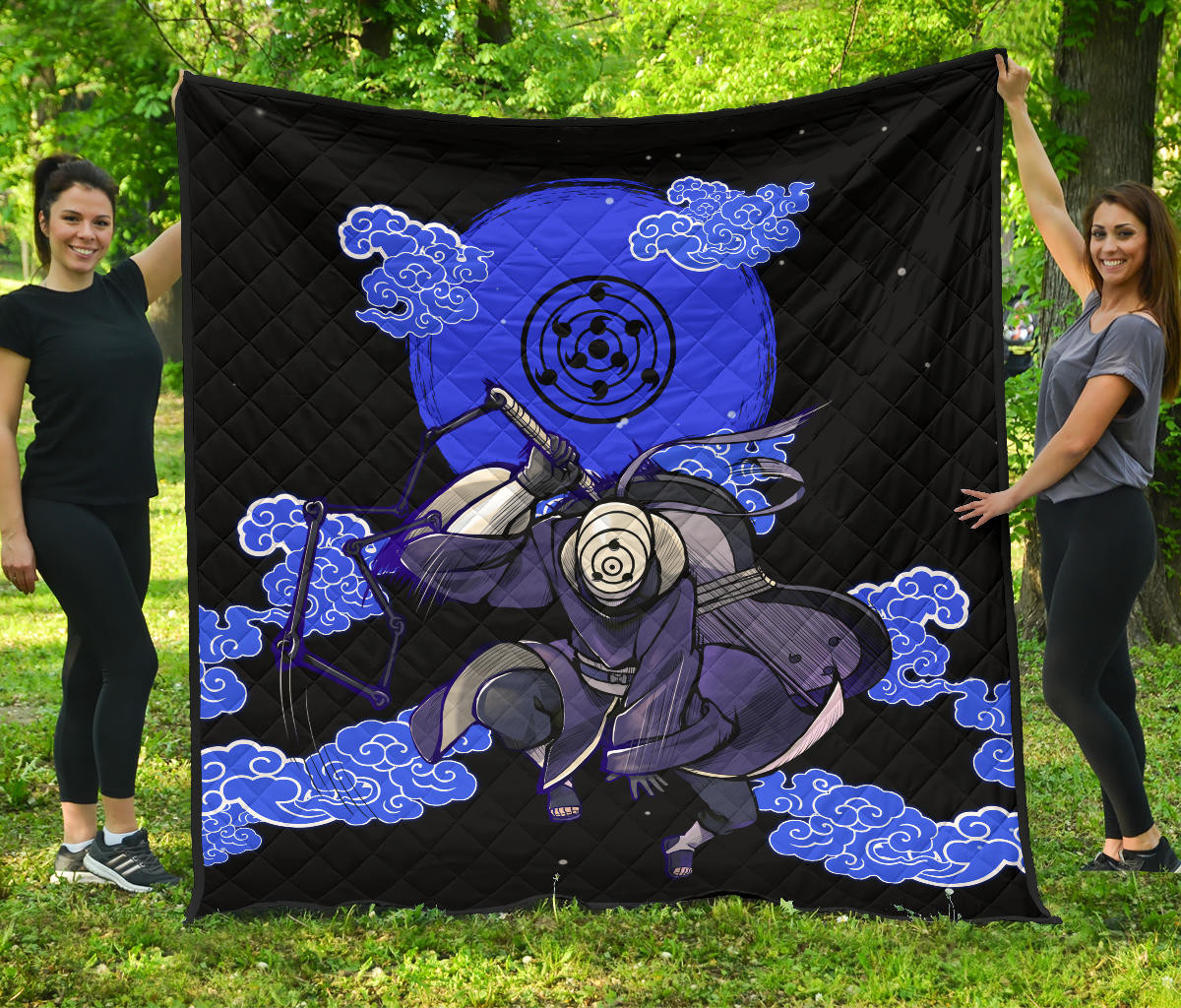 Obito Uchiha Naruto Premium Quilt Blanket Anime Home Decor Custom For Fans