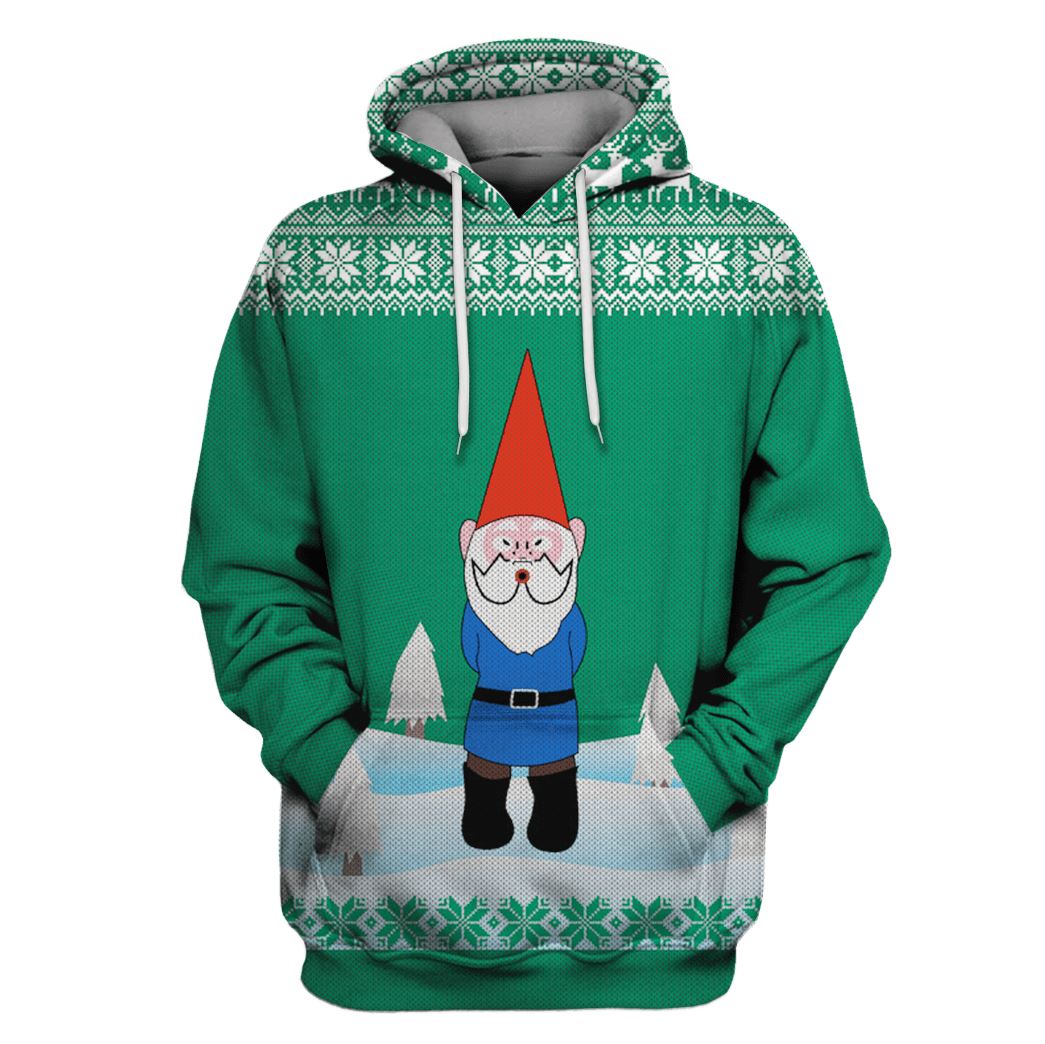 Old Man On Christmas Custom T-Shirt Hoodie Apparel