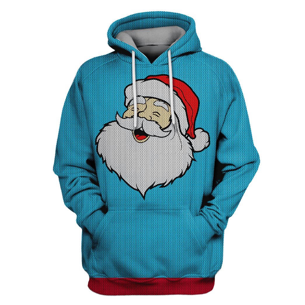 Old Man Santa Claus Custom T-Shirt Hoodie Apparel