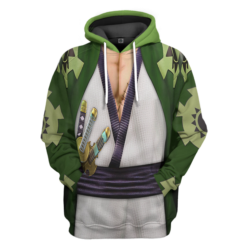 One Piece Zoro The Wano Country Arc Custom Hoodie Tshirt Apparel