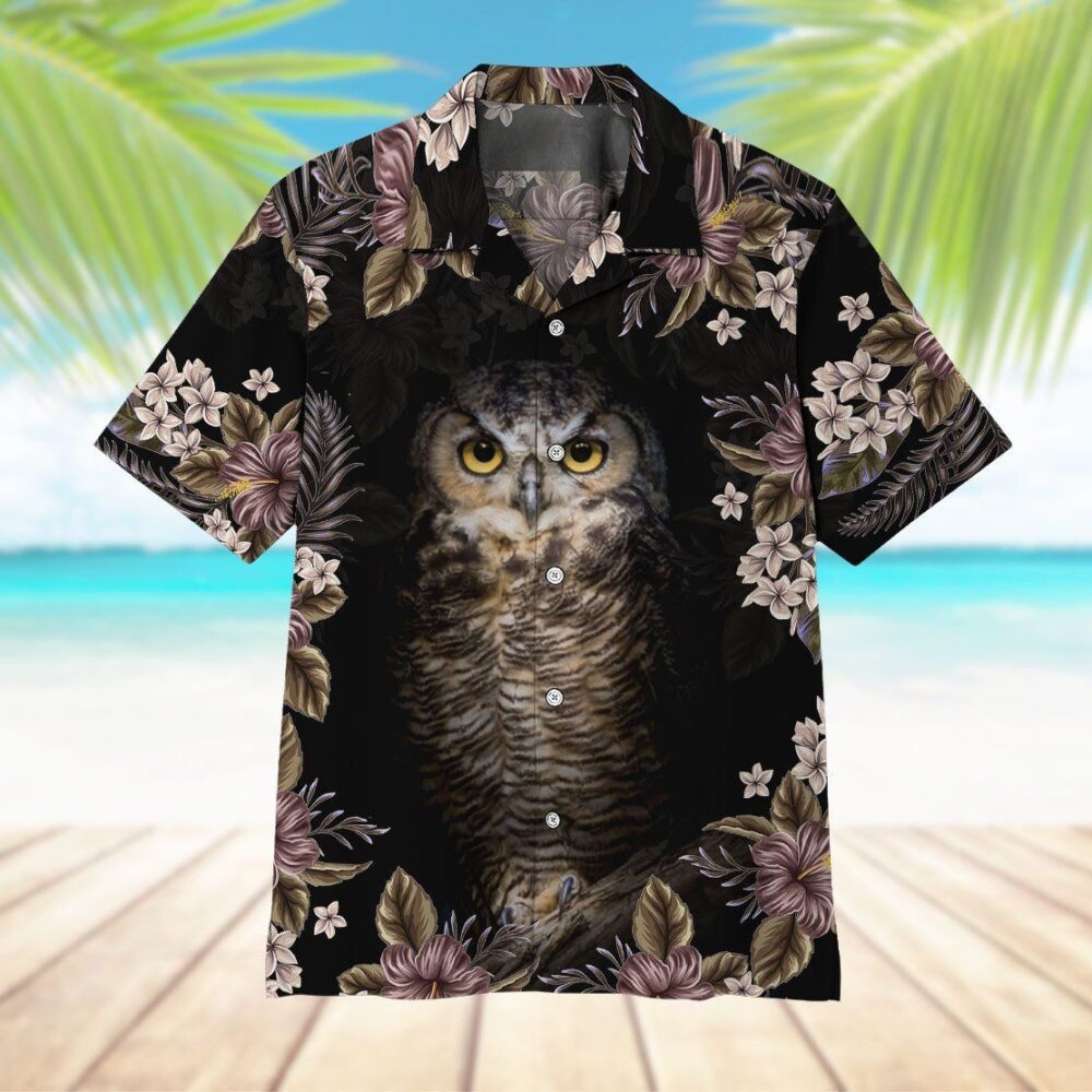 Owl Flower Hawaii Shirt