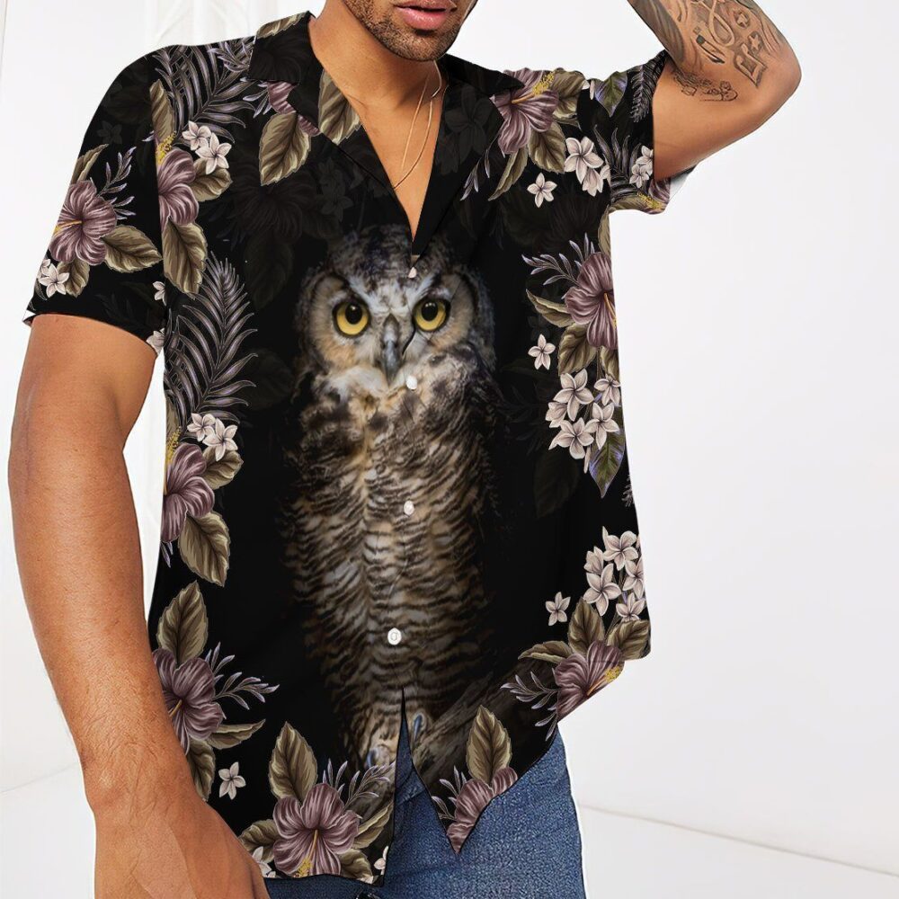 Owl Flower Hawaii Shirt