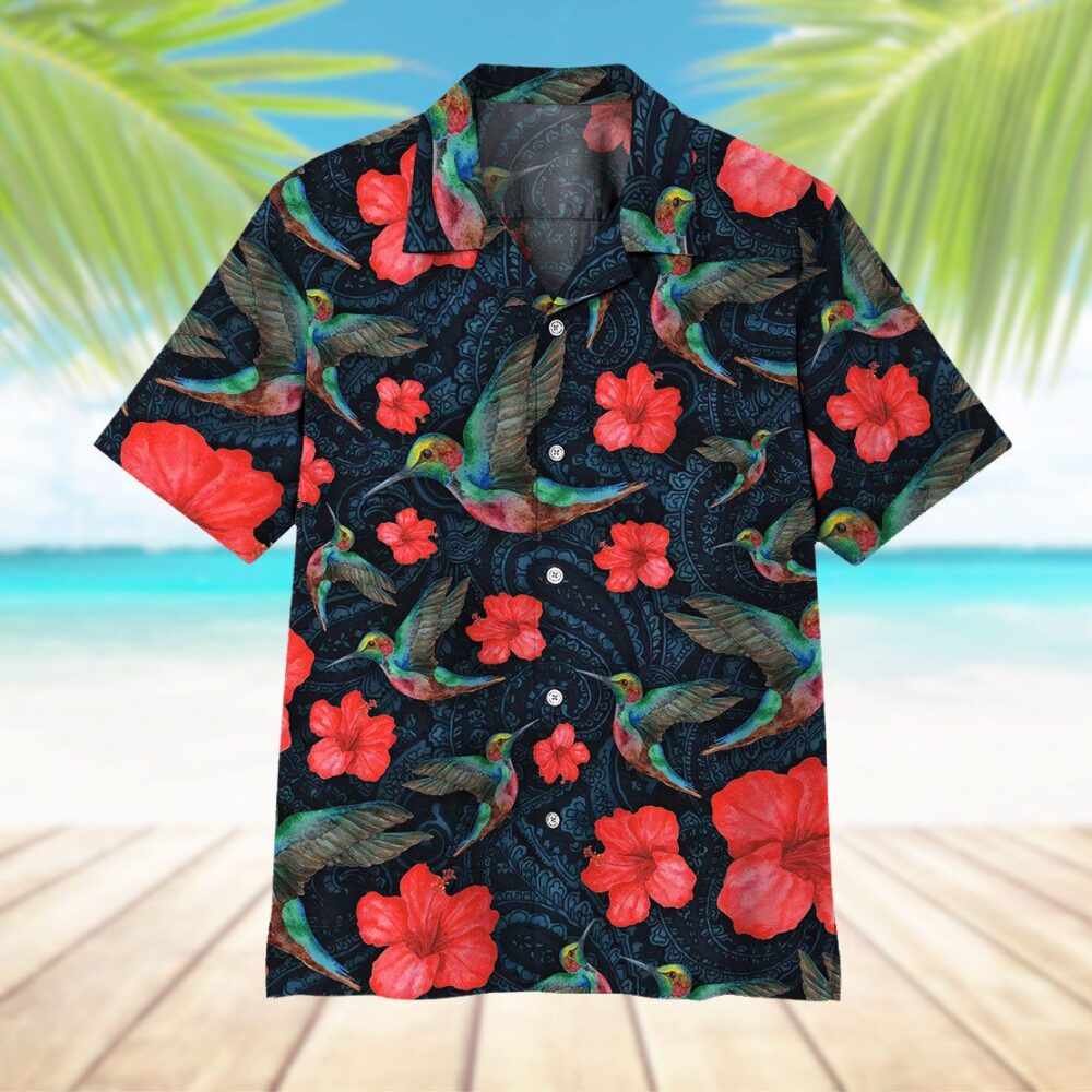 Paisley Hummingbird Hawaii Shirt