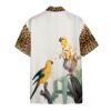 Parrot With Leopard Skin Tropical Hawaii Shirt Ewots