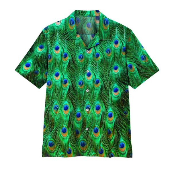 Peacock 3 Custom Button Up Hawaii Shirt