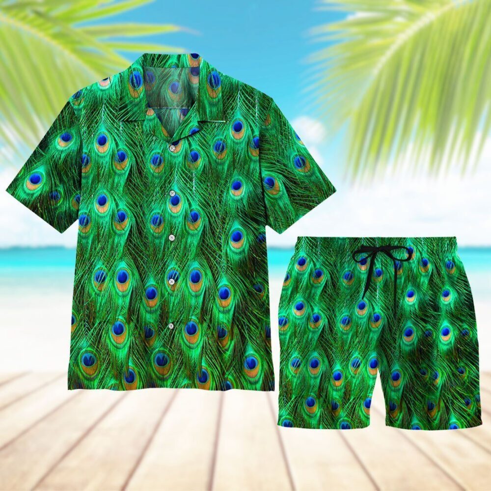 Peacock 3 Custom Button Up Hawaii Shirt