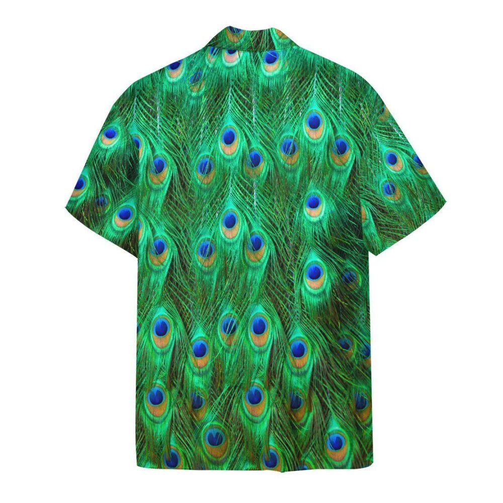 Peacock 3 Custom Button Up Hawaii Shirt