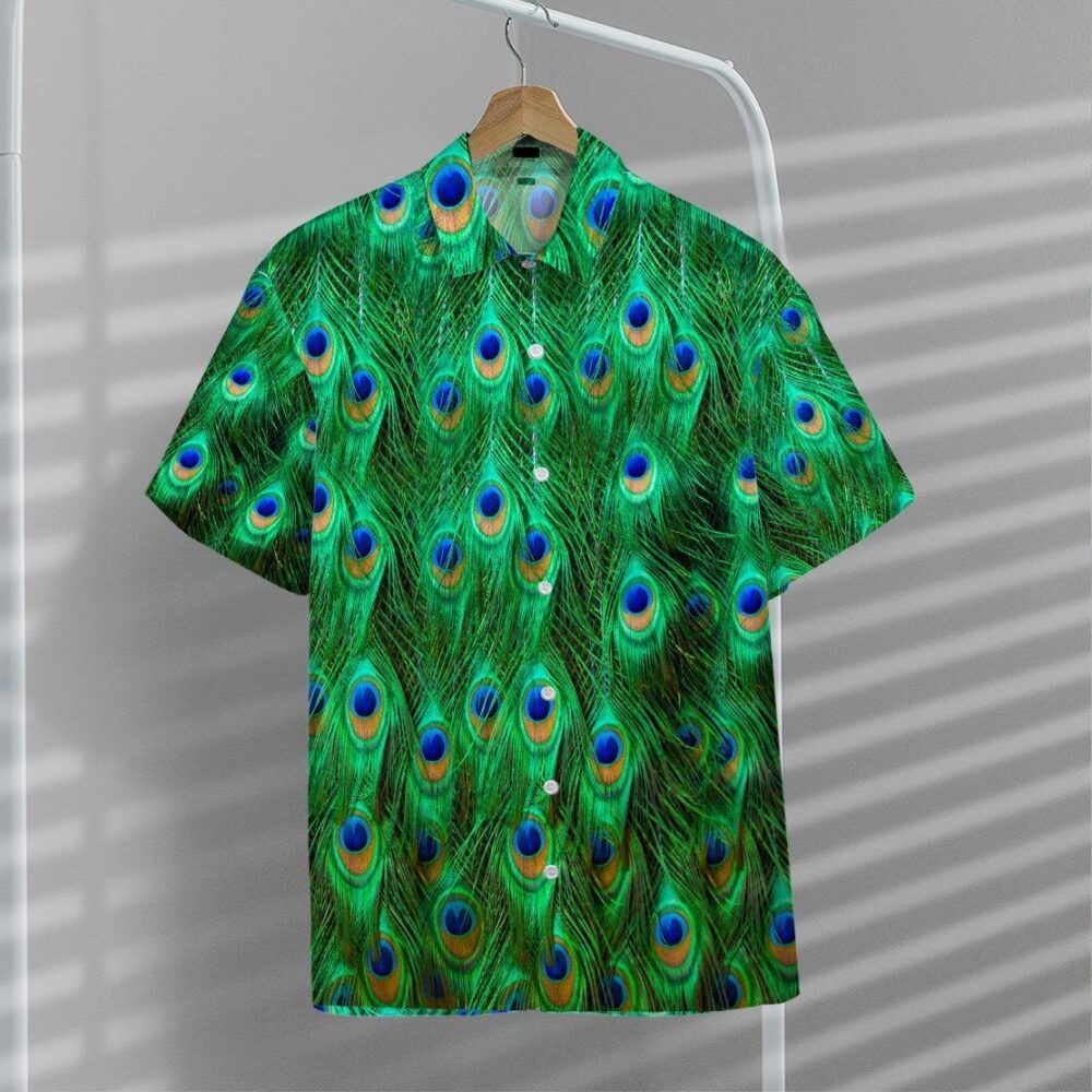 Peacock 3 Custom Button Up Hawaii Shirt