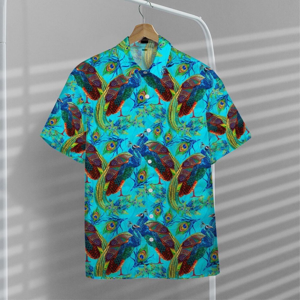 Peacock Custom Hawaiian Shirts For Men And Women