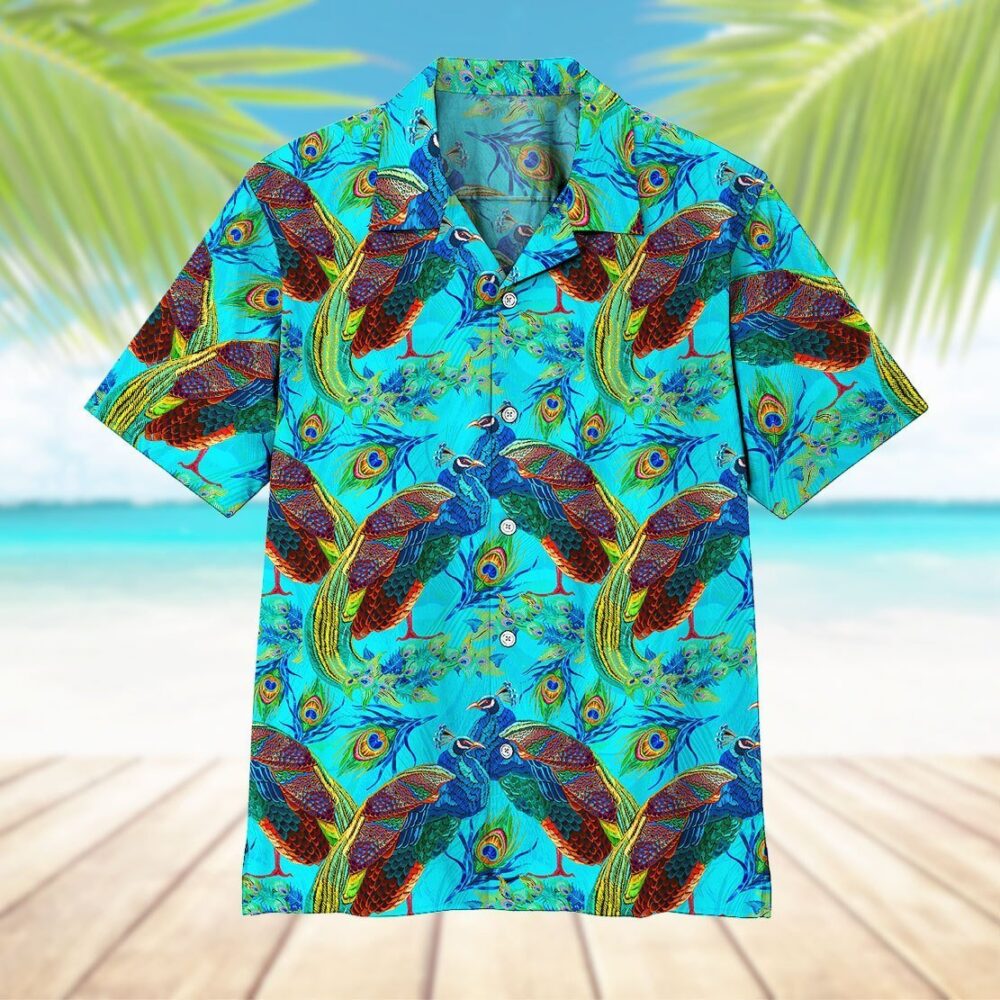 Peacock Custom Hawaiian Shirts For Men And Women