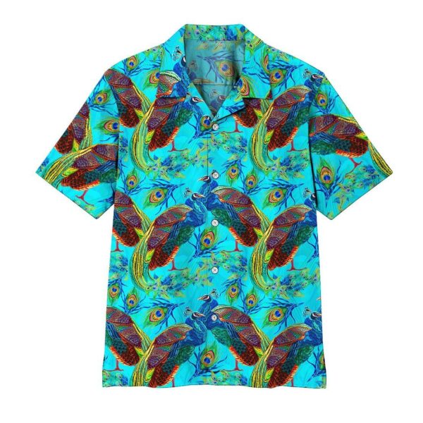 Peacock Custom Hawaiian Shirts For Men And Women