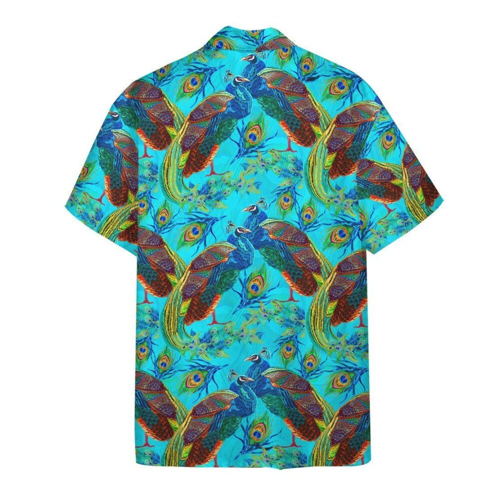 Peacock Custom Hawaiian Shirts For Men And Women