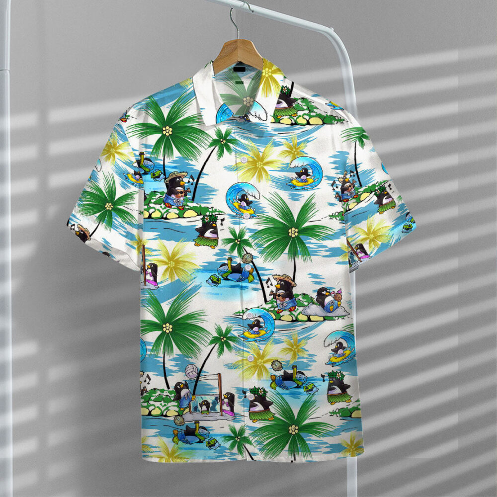 Penguin 2 Custom Hawaii Shirt