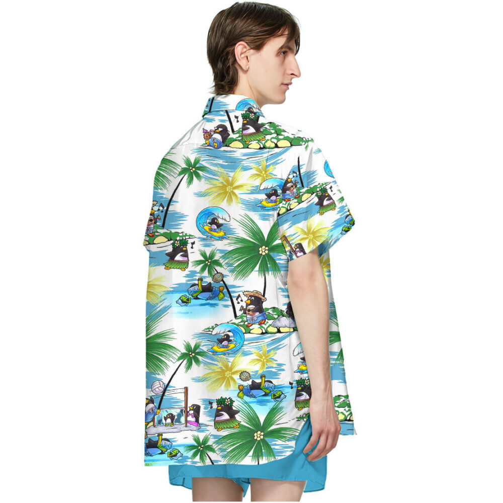 Penguin 2 Custom Hawaii Shirt