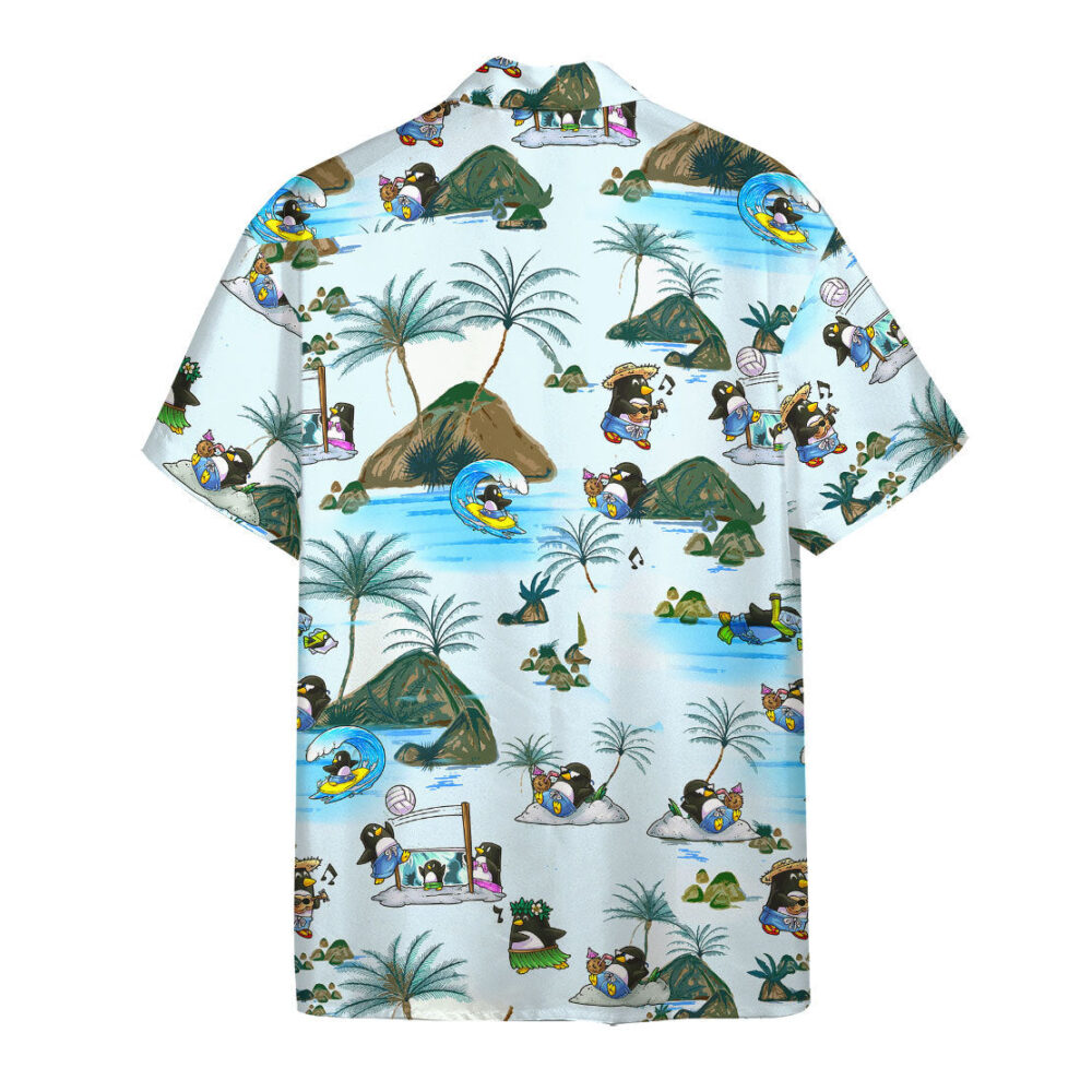 Penguin 3 Custom Hawaii Shirt