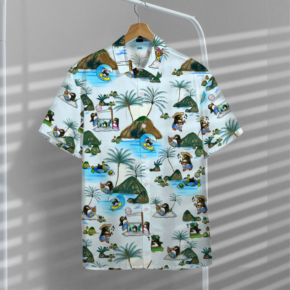 Penguin 3 Custom Hawaii Shirt